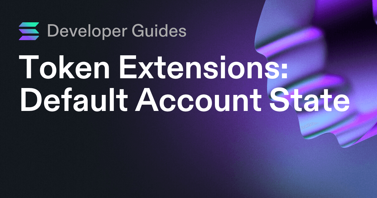 How to use the Default Account State extension